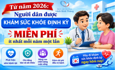 (T5G) Từ năm 2026: Người dân được khám sức khỏe định kỳ miễn phí ít nhất mỗi năm một lần